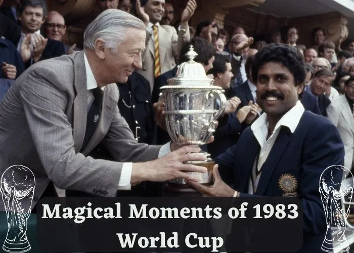 The Magical Moments Of 1983 Cricket World Cup