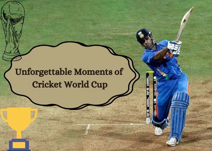Unforgettable moments in Cricket World Cup for India